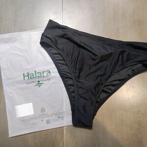 Halara Black Bikini Bottoms Size Large BRAND NEW